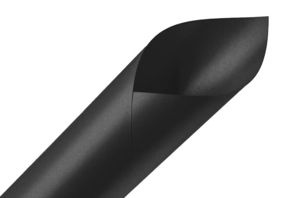 Schwarzes Kunststoffpapier